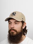 Бейсболка 47 BRAND арт. B-MVP17WBV-KHA New York Yankees MLB (бежевый)